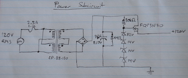 schematic of my Power circuit
