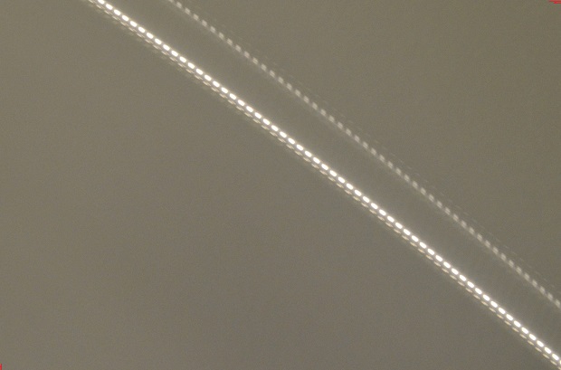LED Christmas lights at just under 1kHz with 1/2 second exposure